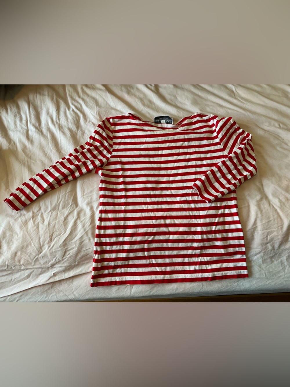 Marimekko Breton striped tee - Red & White